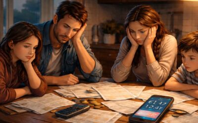 Classe moyenne en France confrontée aux fins de mois difficiles et à la pression financière