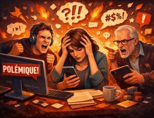 Fatigue mentale et tensions causées par la répétition de contenus rage-baiting
