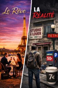 Contraste entre le mythe de Paris pas cher et la réalité du coût de la vie dans la capitale
