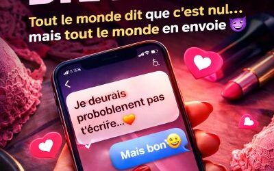 Disquette drague hot envoyée par message sur smartphone
