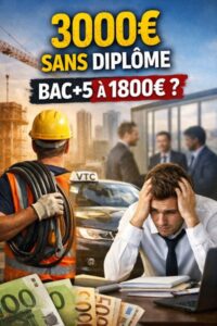 Certains métiers sans diplôme permettent de gagner 3000 euros par mois en France pendant que des diplômés galèrent