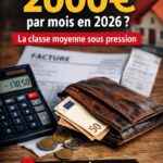 🧨Peut-on vivre avec 2000€ par mois en 2026 ? La classe moyenne sous pression